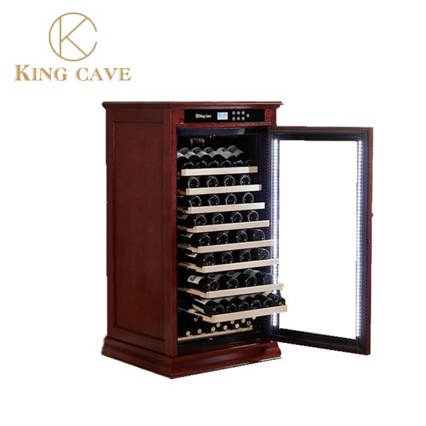 5-22C Freestanding Wine Fridge Cabinet With LCD LED Screen