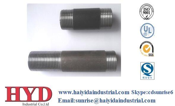 Galvanized black carbon steel nipple China factory