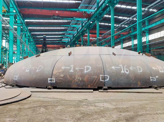 Large Steel Plate Conical Tank Heads For Pressure Vessel