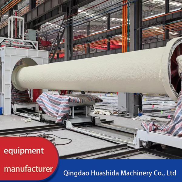 Computerized 508-1620mm Insulated Steel Pipe Production Line with Turnkey Project for PUR Spray & PE Wrapping