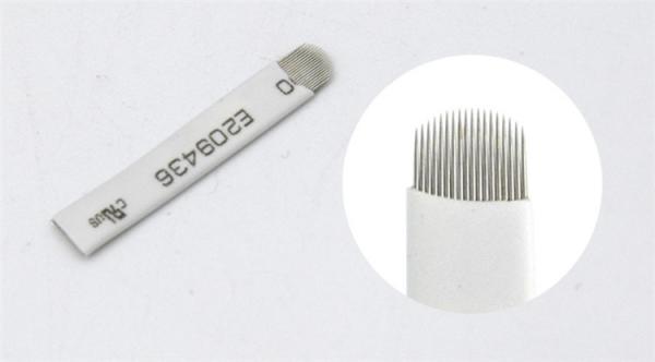 Wholesale White Color Semi Permanent Make Up Mibroblading Tattoo Needles