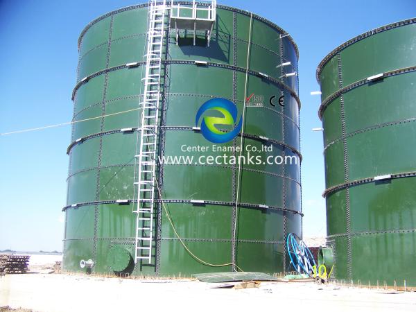 tanque de armazenamento da lama da dureza 6.0Mohs para a planta de tratamento de esgotos