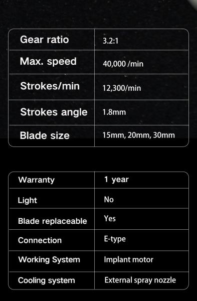 CE portatif contre l'angle Handpiece dentaire, implant dentaire multifonctionnel Handpiece