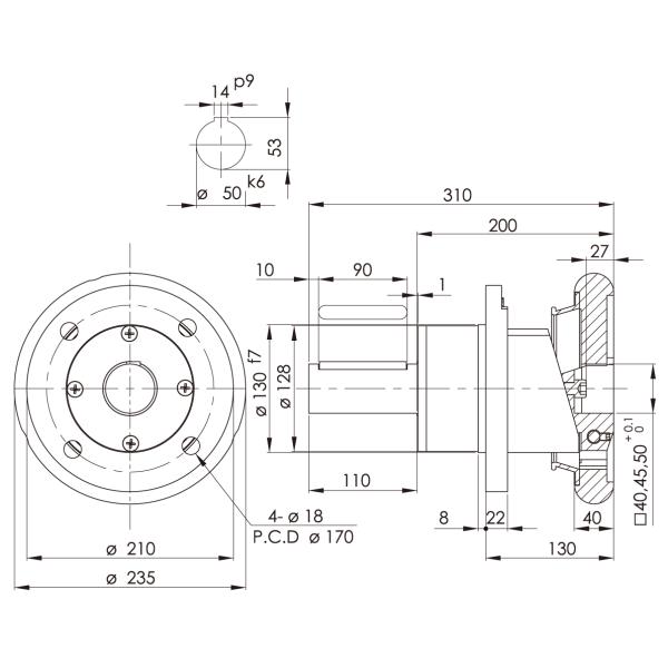 7326909000 50 Loading 2800kg 110KGFM Safety Chuck