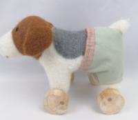 Brinquedos para cães duráveis ​​e ecológicos de algodão PP Brinquedos macios para animais Aatcha calça verde