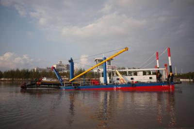 500m Capacidade sólida 700 Cbm/H Cortador Sucção de areia dragadora 20 polegadas para dragagem com barras de âncora