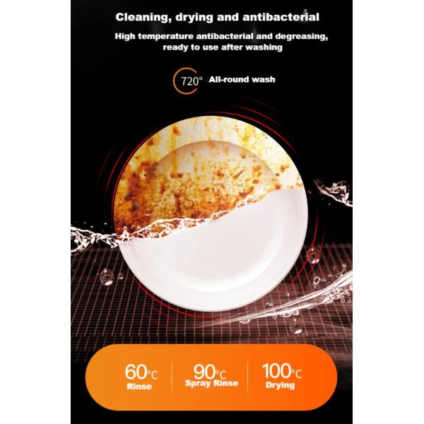 Canteen Automatic Dishwasher Machine Channel Stable App Controlled Dishwasher