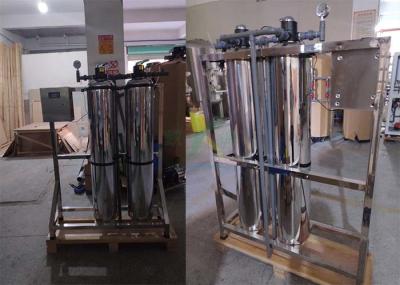 planta de tratamento da água do equipamento da osmose reversa de 1000LPH FRP SS/RO para a água alcalina