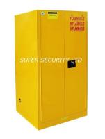 Vertical Drum Hazardous Flammable Storage Cabinet Fully Welded , 60 Gallon