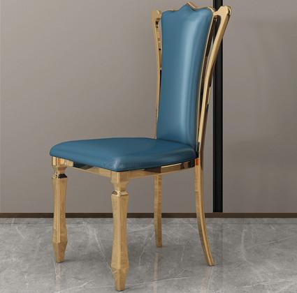 Modern No Folded White Pu Dining Chairs 42cm Tall