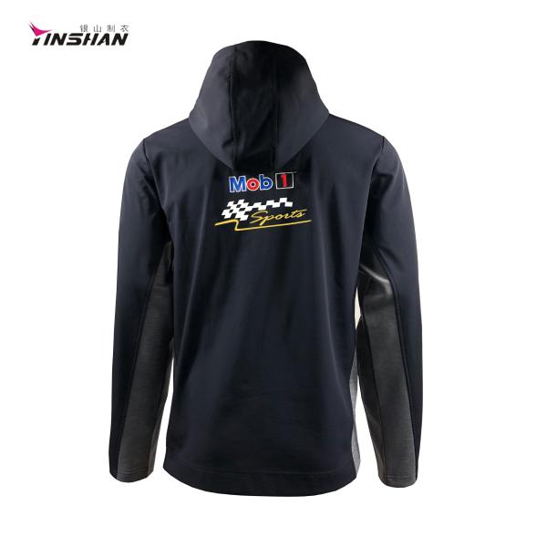 Logo personnalisé Vêtements de sport pour hommes Vêtements pour hommes avec fermeture à glissière décontractés pour F1
