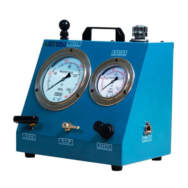 1500 Bar High Pressure Hydraulic Power Unit Hand Pump Pneumatic 3.5Ltr Fuel Tank