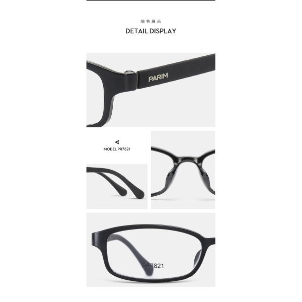 Ширина 51ММ объектива обруча белых рамок оптически рамок Эйеглассес черноты ПЭИ классическая