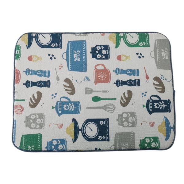 Высококачественное блюдо Microfiber суша циновки для вещество-поглотителя блюда все печатание полиэстера