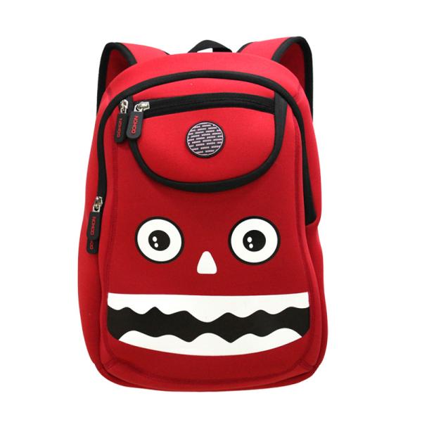 Big Student Personalized Kids Backpack Shockproof Monster Pattern