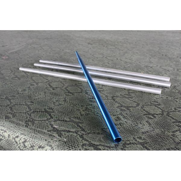 Al Alloy 6061 - T6 Seamless Aluminium Tube Extrusion 455Mpa , Blue