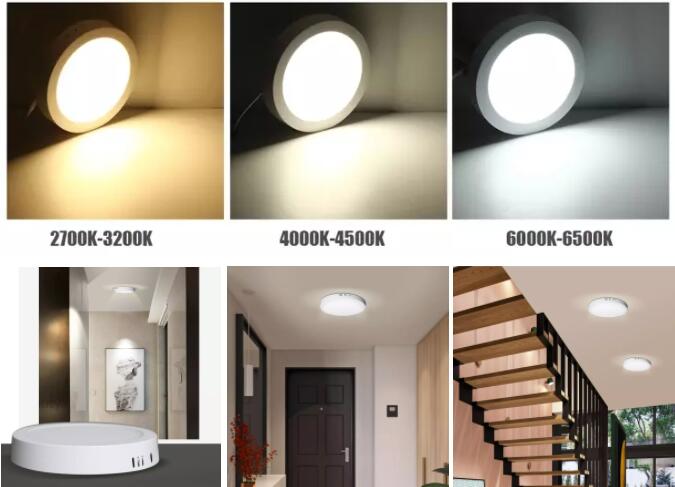 Коммерчески потолок круга 6W 120mm привел света панели