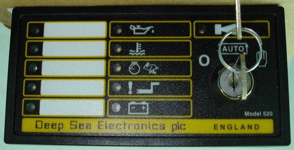 Автоматические панели глубокого моря двигателя, отсек управления СИД, DSE520