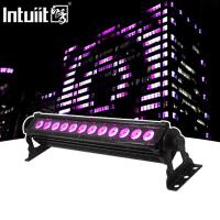 12X3W Lavadora de paredes LED para exteriores IP65 impermeable DMX RGB Luz de lavadora LED lineal para iluminación de fachadas de edificios arquitectónicos