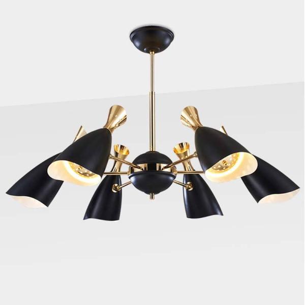 Electroplated Aluminum Contemporary Ceiling Lights Modern Dining Room Chandeliers