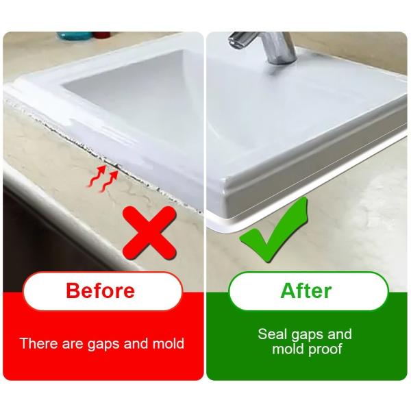 Stain Resistant PVC Nano Bath Shower Sealant Strip Easy To Cut