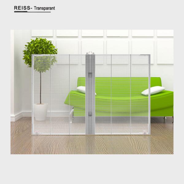 Full Color Transparent Glass LED Display , Transparent LED Screen 1000x1000mm