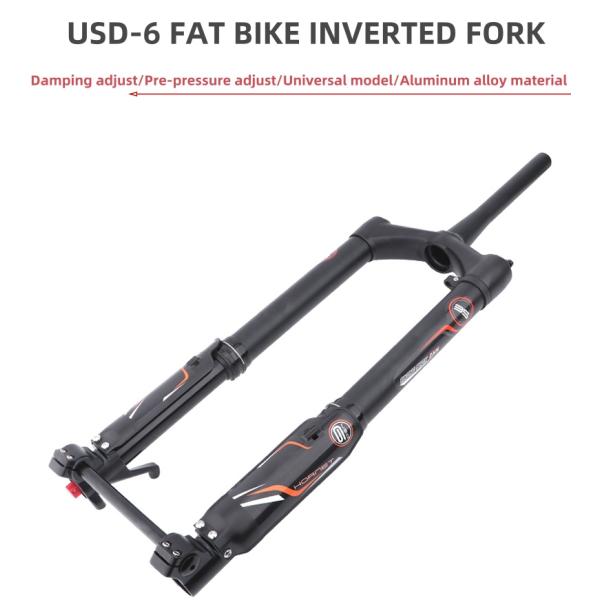 Dnm USD-6S Fat 26er Inverted Fat Bike Suspsension Fork Mountain Bike Fork