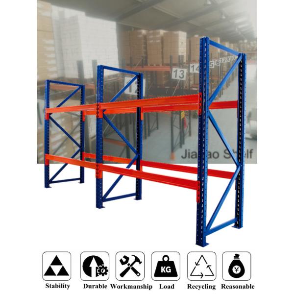 High Strength Steel Pallet Racks Wear / Tear Resistant 2000-6000mm Height