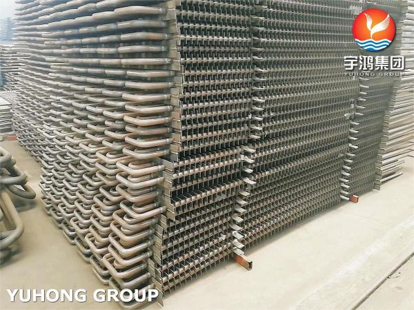 Boiler Power Station Seamless Steel ASME SA213 TP321 H Fins For Heating Pipes