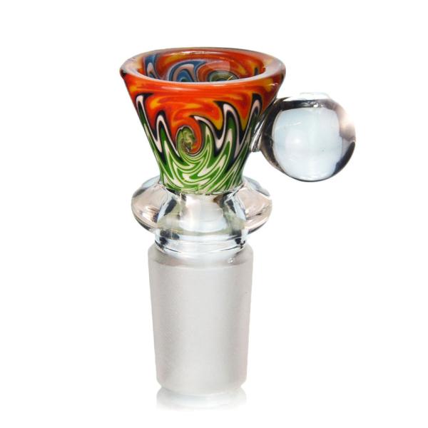 шар кальяна воды 14mm стеклянный часть шара Rasta Мартини 2 дюймов