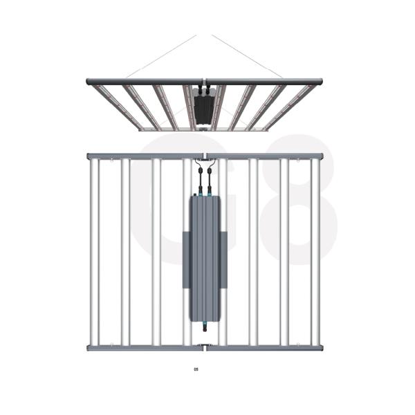 ETL LED Grow Lights 800 Watt Hydroponic Full body IP65 High PPE