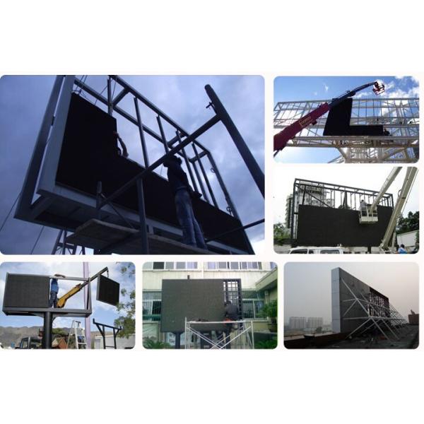 Outdoor Waterproof LED Advertising Display P8 LED Screen Wall Low Power Consumption