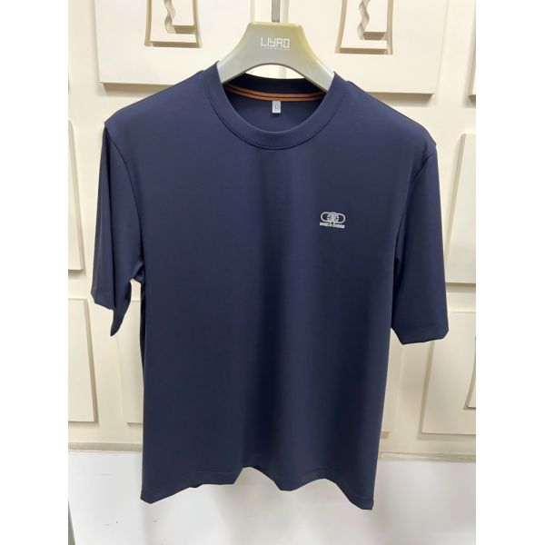 Minimalist Printing Short - Sleeve T - Shirts for Men, Solid Color Basic Tees Men Tshirt