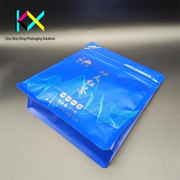 Digital Printing High Barrier Tea Packaging Pouch Customized Tea Stand Up Pouches