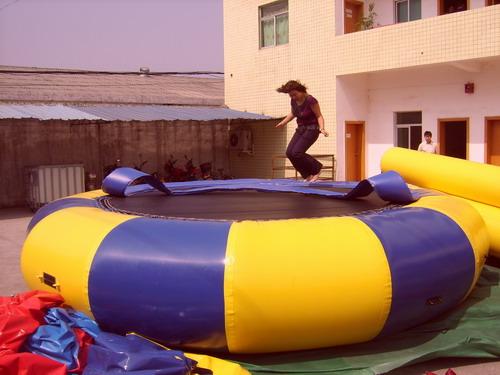 15' Rave aqua jump eclipse, water trampoline , inflatable jumping trampoline