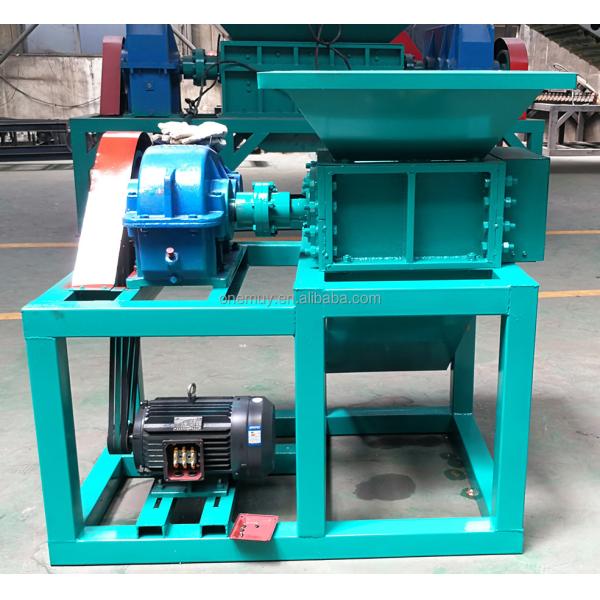 Non-Standard Customization Work Smoothly Scraped by Dual Shaft Single Motor Shredder