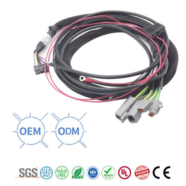 PVC Jacket Custom Electronic Wiring Harness Cable Assembly Automotive Wire Harness