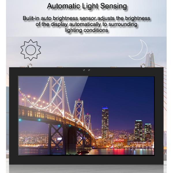 65 цифров метро Nits IP55 дюйма 2500 водоустойчивое Signage касание не