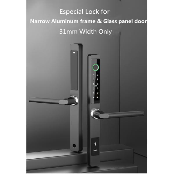 Алюминиевый отпечаток пальца App Control Door Lock Bluetooth водонепроницаемый IP65