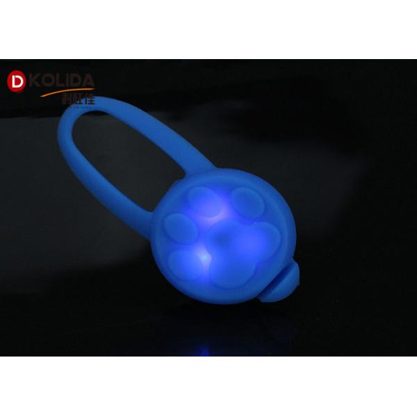 LED Collar Light for Dogs Cats Pets , Waterproof Silicon Dog Safety Light Blinker