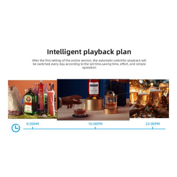 DLED Backlight Digital Advertising Display Screen Indoor Digital Signage 55