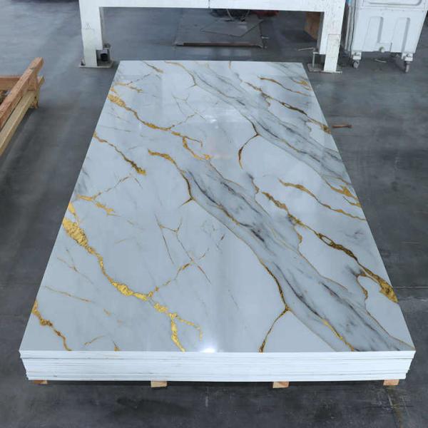 1220x2800mm Interior Decorative PVC Marble Sheet