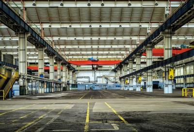 Fabrication industrielle d'entrepôts préfabriqués