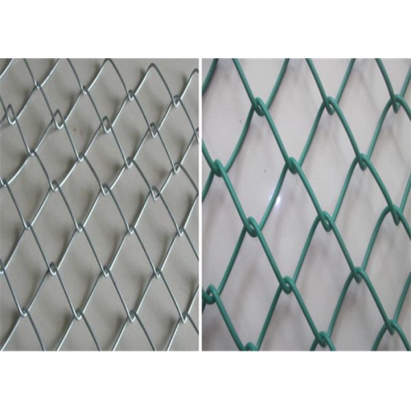 15meters length galvanized and PVC Coated Diamond Chain Link Fence for home use