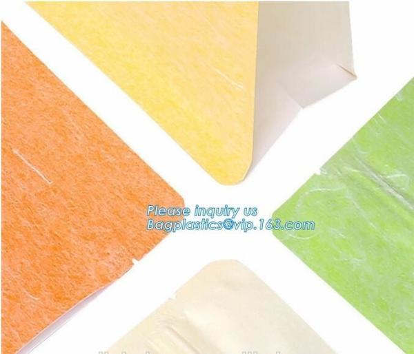 ziplock zipKraft Paper Bag Brown Party Wedding Favors Bread Cookies Gift Bags 18*9*6cm DIY Wedding Party Favour Supplies