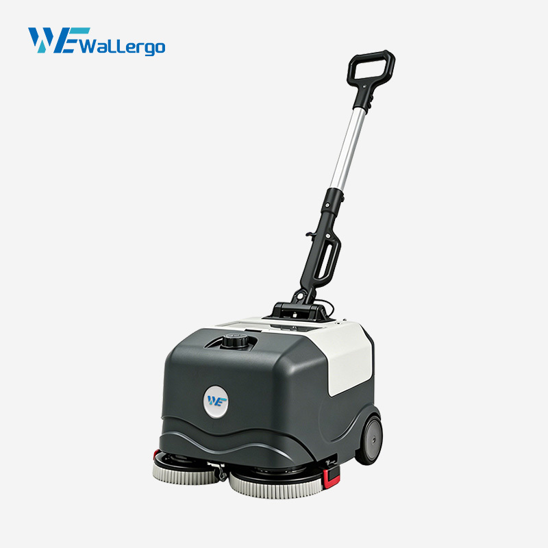 High Quality 24V 12AH Battery Electric Commercial Floor Scrubber Suitable for Indoor Marble Floor Cleaning