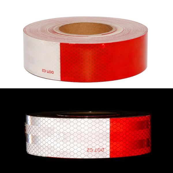 Специализированная Hi Vis Reflective Caution Tape Dot Conspicuity Tape Красно-белая