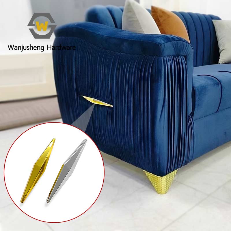 Plastic Sofa Decorative Buttons Accessories Furniture Hardware Fitting of 20cm Length Rectangular Decorative V Shape Sofa Button