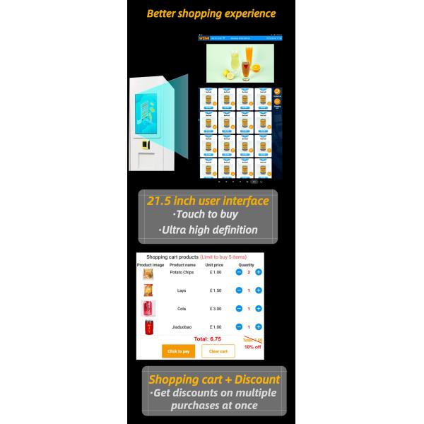 Умная вода цифров горячая и автомат холодного напитка для закуски