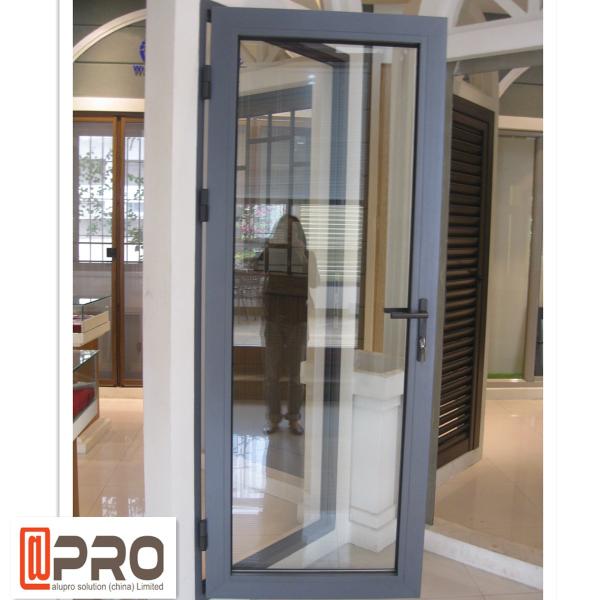 Customized Design Aluminium Hinged Doors For Construction Buildings stainless steel glass door hinge Door hinge black